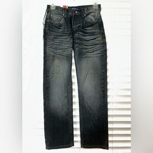 Kobalt 1 Boys Straight Cut Faded Jeans